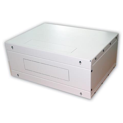 19" Rack Flat-Pack wall-mount 9U / 400 glass door, A muro, Grigio, 550 x 400 x 410 mm - Foto 2